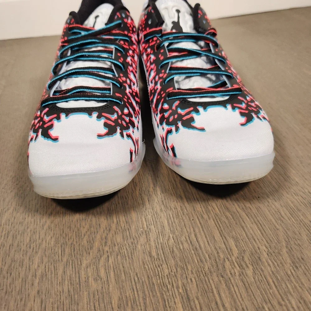 6.5Y Jordan Zion 3 GS Shock World White Black Blue Red FZ4792-060 6.5 8 Women